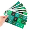 Creechwa Bible Tabs for Protestant Bible Study, Anti-Tear Green Index