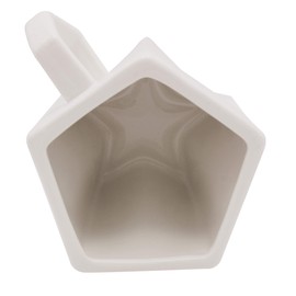 Island Dogs Star Shaped Novelty Mug 12 oz White