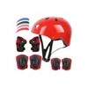 7pzas Kit De Proteccion Rodilla Codo Mano Patinaje Para Niño