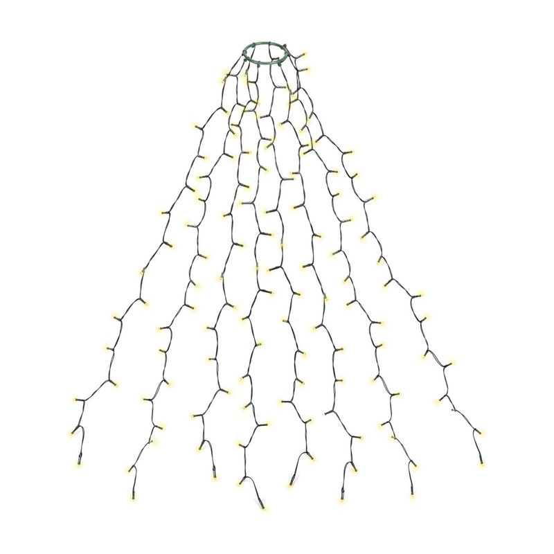 Christmas Tree Decoration Lights with Ring 2m 400 LED Christmas