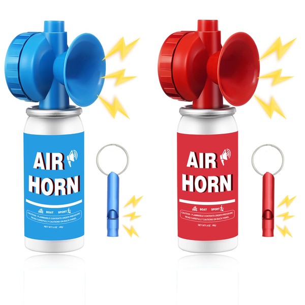 1.4oz Boat Air Horn,130DB Loud Mini Safety Bear Horn Can,Air