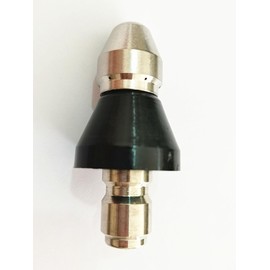 Pressure Washer Sewer Jetter Nozzle,Drain Cleaning Water Jetter,5000 PSI 3/8 Inch Quick Disconnect Plug