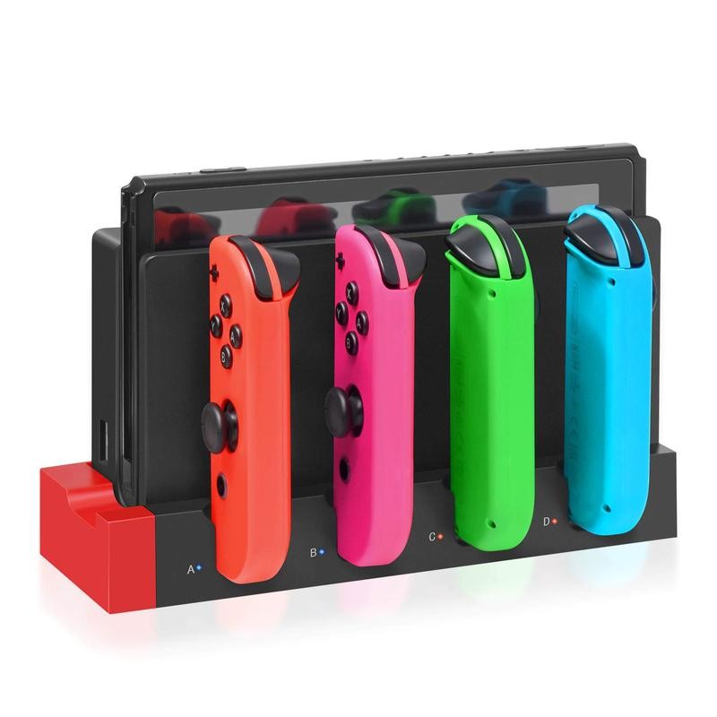 Upgraded Charging Dock Station for Switch/Switch OLED, Charges Up to