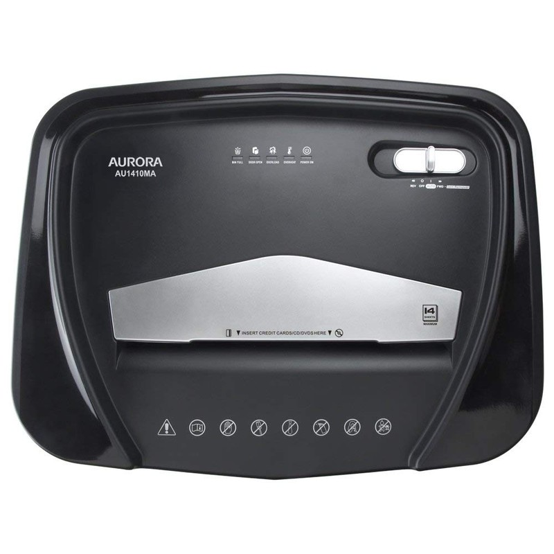 Aurora Professional Grade High Security 14-Sheet Micro-Cut Paper/CD and Credit