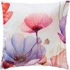 Erwin Müller Mako Satin Cuddly Cushion Cover Poppy Watercolour Style