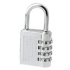 Combination Padlock, Waterproof Padlock with Code, 4 Digit Locker Padlocks