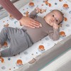 BROLEX 2 Pack Mini Crib Sheets, Stretchy Portable Fitted Playard