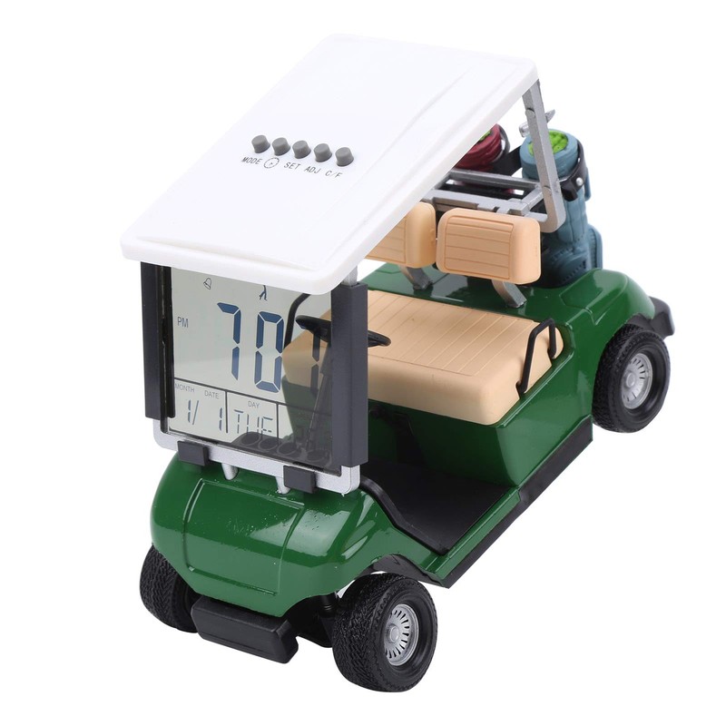 Golf Gift, Exquisite LCD Display Solid Golf Perpetual Calendar Cart,