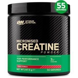 Monohidrato de Creatina Micronizada Optimum Nutrition | Fuerza y Músculo 247g