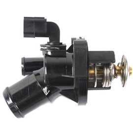1S7G8575AM Coolant Thermostat Housing Fits 2005-2011 for Ford Focus, 2001-2003 for Ford Ranger 2.0L 2.3L l4 GAS DOHC