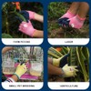 Embhlitfe 3 Pcs Kids Gardening Gloves for Age 8-12,Childrens Gardening