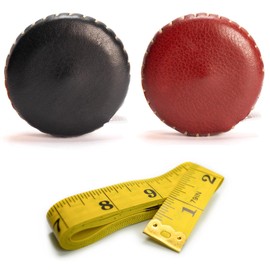 SEVENSUN 3 Pack Tape Measure, 60 and 79 inches Soft Measuring Tape, Retractable Top-Grain Leather Handcrafted Small Soft Pocket Tape Measure, Mini Sewing Cloth Tailor Tape Measure, Cinta Metrica