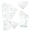 IWOWHERO 5pcs Quilting Ruler Set Sewing Fabric Rulers Templates Quilting