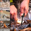 Flint and Steel Fire Starter Kit, 5-in-1 Multifuctional Fire Steel