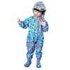 Baogaier Boys Raincoat Kids Hooded Rains Puddle Suit Poncho Rainwear