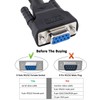 DTech 5 Feet RS232 Serial Cable Female to Female 9