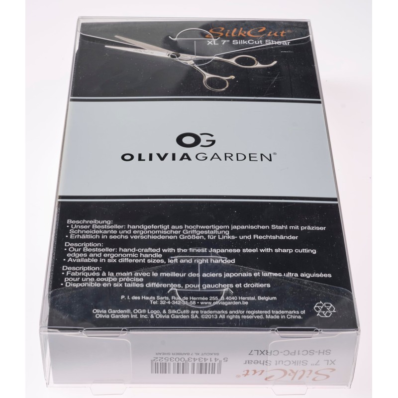 Olivia Garden Silk Cut Extra Large Barber Shear Size 7.0-inch