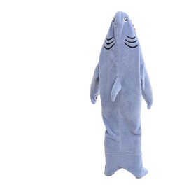 Unisex Children Shark Onesie Sleeping Bag, Shark Blanket with Hood, Shark Costume，Wearable Shark Blanket,for Holiday Cosplay