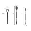 EYAKEG 3 Pieces Set Eyebrow Brush Eyelash Separator Brow Comb