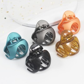 Mecool 5 Pcs Hair Claw Clips for Women Ponytail Holder Headwear Hair styling Accessories for Straight & Curly Hair | Non Slip Hair Claws | Hair Accessories for Women | Claw Clips Set