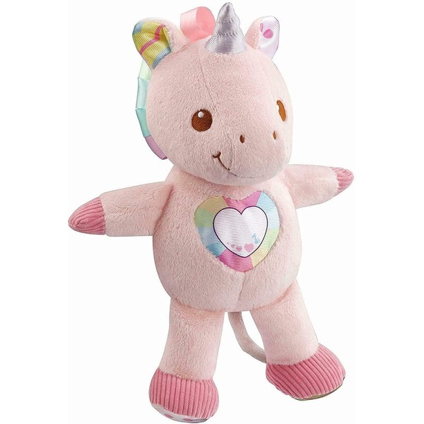 VTech Colourful Cuddles Unicorn, Soft Toy for Newborns & Toddlers, Baby Musical Toy with Sounds and Phrases, Sensory Toys for Babies Aged 0 Months to 2 Years, English Version