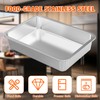 onlyfire Stainless Steel Baking Pan Barbeque Grilling Pan for Baking