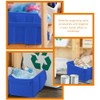Operitacx Stackable Storage Bins 5pcs Parts Organizer Tool Box Organizer