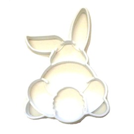 EASTER BUNNY BUTT BACK SPRING HOLIDAY RABBIT SPECIAL OCCASION COOKIE CUTTER BAKING TOOL 3D PRINTED MADE IN USA PR2341