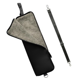 YFFSFDC Folding Umbrella Cover with Shoulder Strap, Portable Storage, Waterproof, Water Absorbent, Lightweight, Convenient, Umbrella Bag, Folding Umbrella, Case, Rainy Season, Work, School, Train