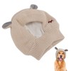 Knitted Rabbits Ear Pet Hat Noise Protection Warm Dog Grooming