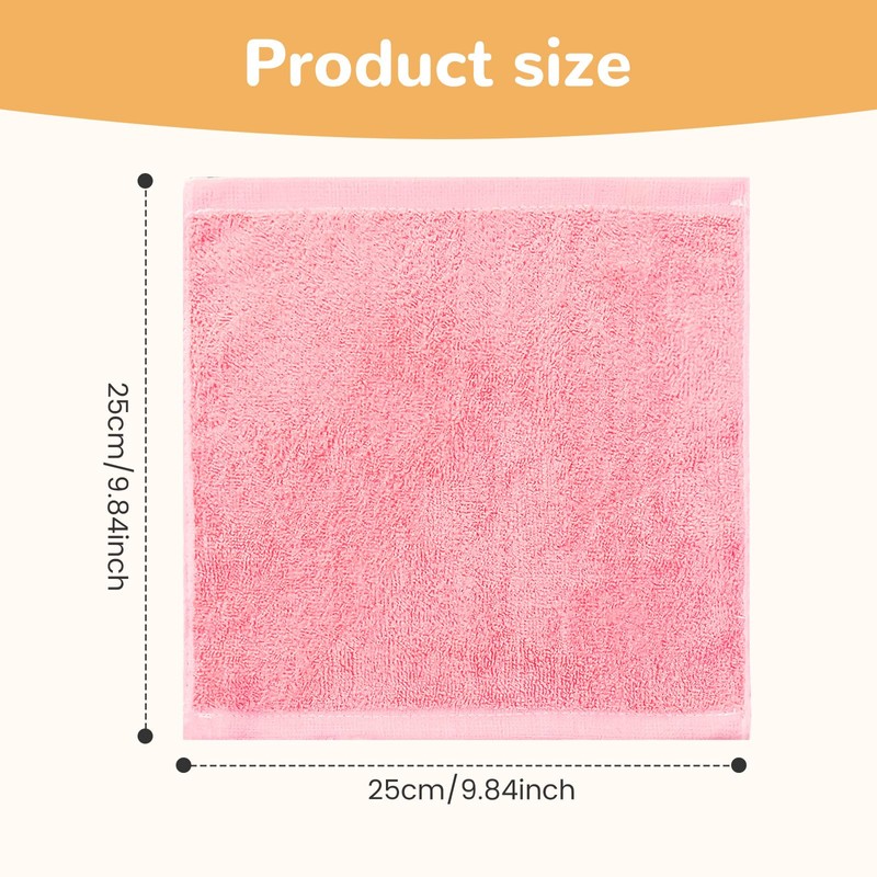 GUIGA Pack of 8 Microfibre Face Cloths for Gentle Face