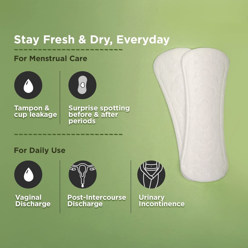 PEESAFE Aloe Vera Panty Liners for Women - Pack of