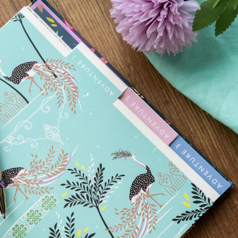 Sara Miller Savannah Ringbound A5 Organiser with Gold foil Detail