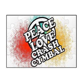 Makoroni -Peace Love Crash CYMBAL - Jigsaw Puzzle 30 pcs, DesC36