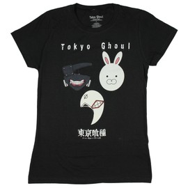 Tokyo Ghoul Mask Girls T-Shirt X-Large