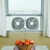 Comfort Zone CZ329WT 9" Dual Window Fan with 180° Rotating