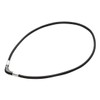 Phiten RAKUWA Magnetic Titanium V - Shaped Necklace, black