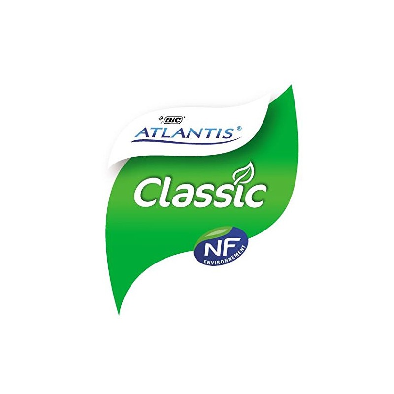 BIC Pack of 3 Atlantis Classic Retractable Ballpoint Pens Medium