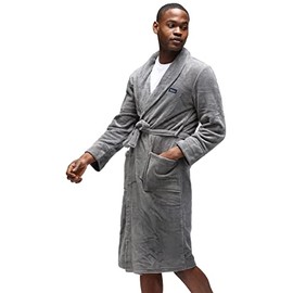 Mens BS Fleece Robe RANDOL - Charcoal
