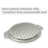 Hicook Stainless Steel Spaetzle Maker Lid with Scraper Traditional German