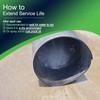 ZZHANFF 1/2 npt Sewer Jetter Nozzle for 2900 PSI, 40