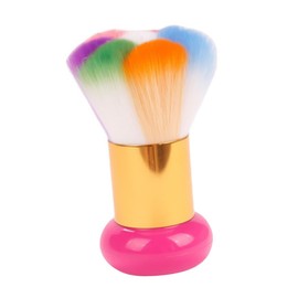 FRCOLOR 1Pc Nail Cleaning Brush Durable Nail Brush for Dust Removal Comfortable Makeup Brush for Professional Salons and DIY Manicure Portable Handle Design