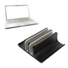 Vertical Laptop Stand 2 Slots Anodized Aluminium Alloy Adjustable Space