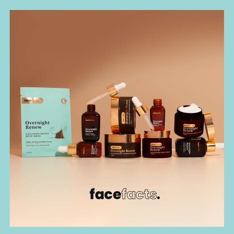 Face Facts Overnight Renew Replenishing Cleansing Balm, with Vitamin C,