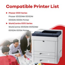 Phaser 6510 WorkCentre 6515 Drum Cartridge Replacement for Xerox 108R01420 Drum Unit for Phaser 6510 WorkCentre 6515 Printer 1-Pack, Black [NO-Toner]