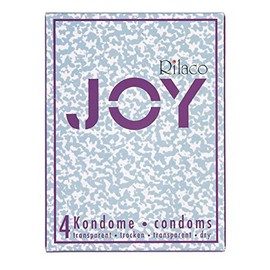 RILACO Kondome Joy (trocken) 4 Stück, 1er Pack (1 x 4 Stück)