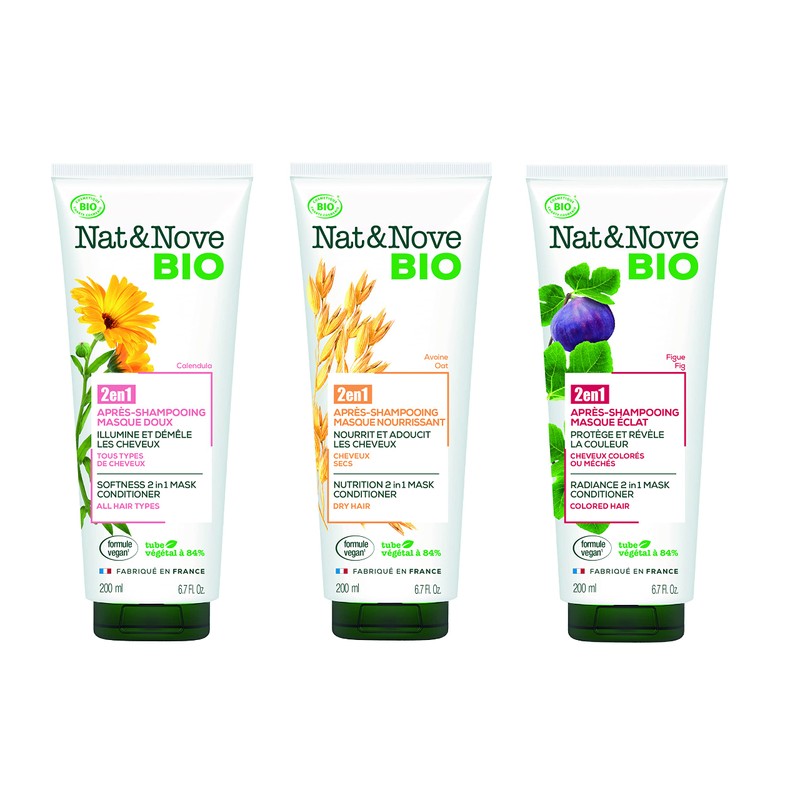 NAT&NOVE BIO 2-in-1 Dry Hair Conditioner - 200ml