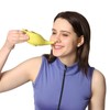Crackle Pattern Yellow Ceramic Neti Pot for Nasal Cleansing |