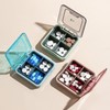 portable pocket pill case 3color green 3ea