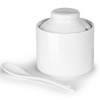 HAOTOP 8 oz Sugar Bowl with Lid and Spoon,Ceramic Sugar